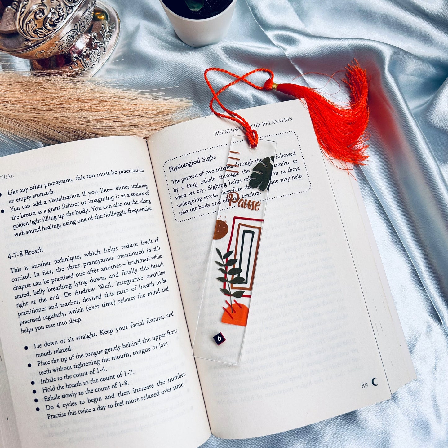 Pause - Acrylic Bookmark