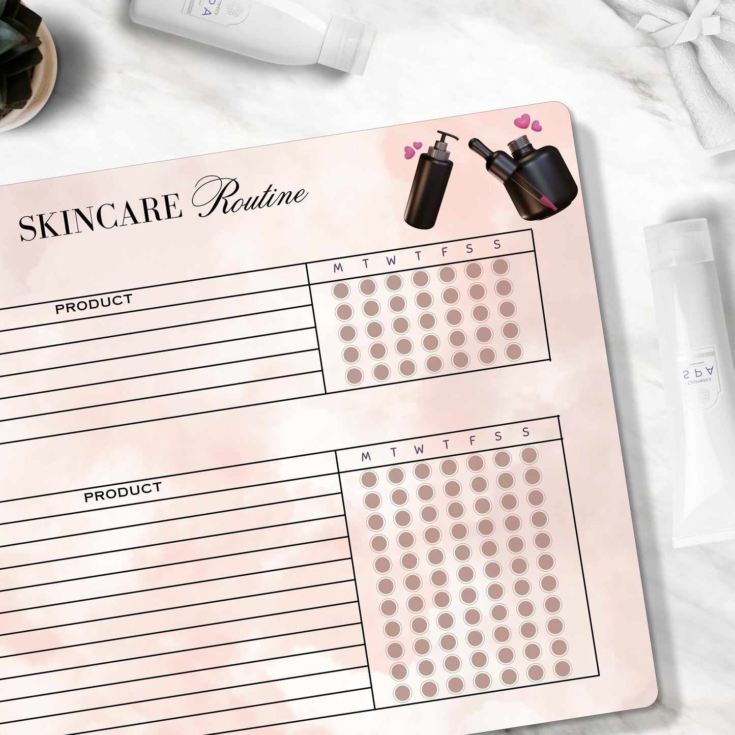 Skincare Routine Planner