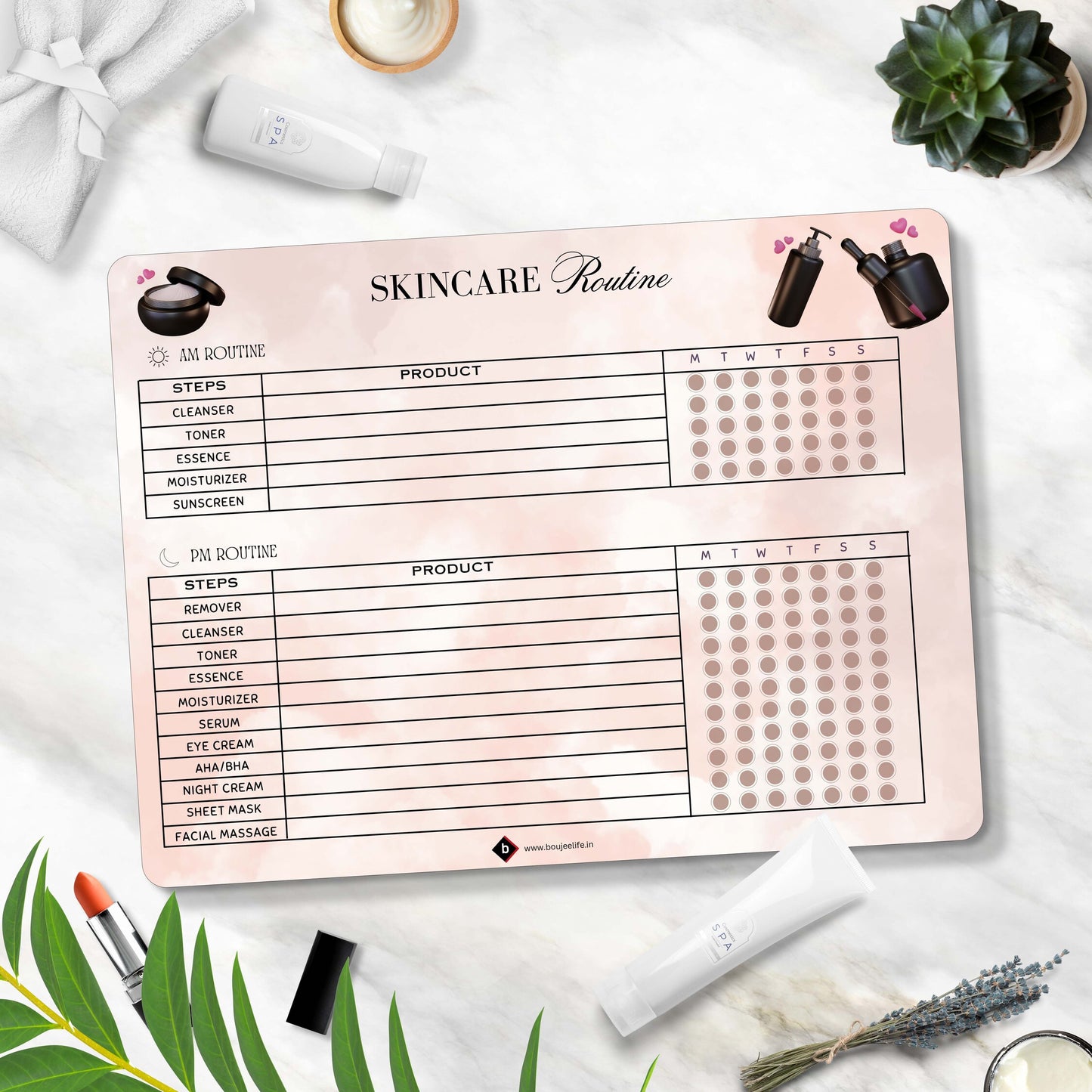 Skincare Routine Planner